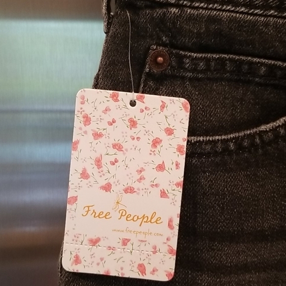 💕FREE PEOPLE💕 Bailey Denim Mini Skirt ~ Maverick - Picture 11 of 13